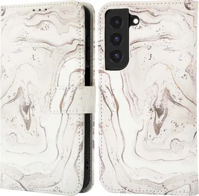 Zdjęcie produktu dla imoshion Design Bookcase for de Samsung Galaxy S22 - Sandy Marble