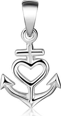 Produktbild von MATERIA by Matthias Wagner Glaube Liebe Hoffnung Anhänger für Halskette aus 925 Sterling Silber KA-92