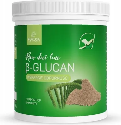 Produktbild von POKUSA RawDietLine Beta-Glucan - nahrungsergänzungsmittel für hunde und katzen - 250g