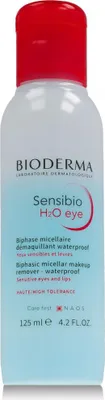 Produktbild von Bioderma Sensibio 2-Phasen-Make-up-Entferner H2O Eye Biphase Micellar Makeup Remover 125 ml