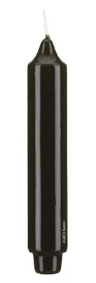 Produktbild von Lackkerzen Stabkerzen mit Zapfenfuß Chocolate Schokolade 170 x Ø 30 mm, 12 Stück