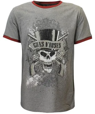 Produktbild von Guns N' Roses Faded Skull Ringer-T-Shirt - S