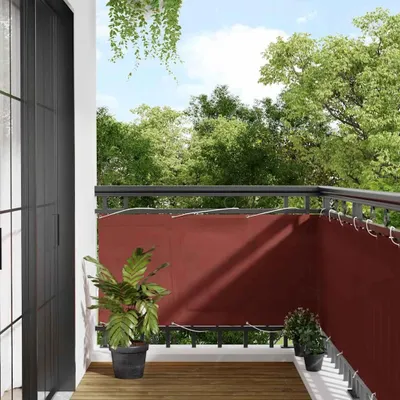 Obrázok produktu pre Maison Exclusive – Balkónová clona Terakota 75 x 800 cm, 100 % polyester Oxford