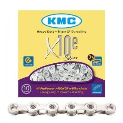 Produktbild von Kmc E10 Road/mtb Kette Silber 122 Links Silber 122 Links