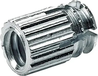 Produktbild von Hettich Spreizmuffe 48578 für Gewinde M 4 Messing blank Bohr-Durchmesser 5mm - 48578