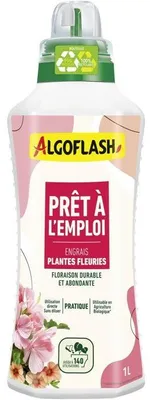Produktbild von Flüssigdünger, gebrauchsfertig, ALGOFLASH Naturasol, für Blühpflanzen, 1 Liter, UAB