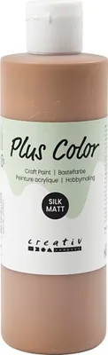 Produktbild von Plus Color Acrylfarbe, hellbraun, 250 ml 1 Flasche