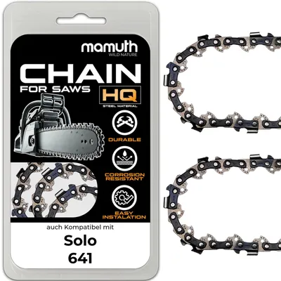Immagine prodotto di 2 catene per motosega 40 cm 1,5 mm 0,325" 66 TG per Solo 641