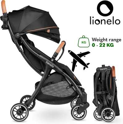 Produktbild von Lionelo Julie One Kočárek do 22 kg Nastavitelná opěrka zad a nohou Moskytiéra Ohřívač nohou Držák na pití a taška na přenášení