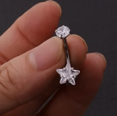 Immagine prodotto di Orecchino Piercing LI-23613 - Argento Stella KP23613