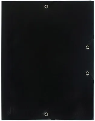 Immagine prodotto di Cartella angolare A4 PP 400my nero confezione da 30 pezzi