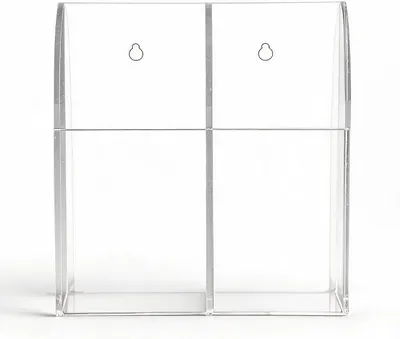 Produktbild von Sonstige Halterungen Fernbedienungshalter, Wandmontage, Acryl, für Fernbedienungen und Handys