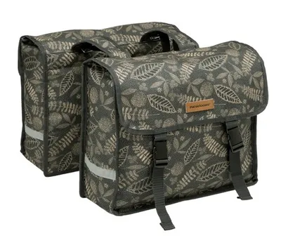Produktbild von new looxs Doppelpacktasche Fiori Double, Forest Anthrazit