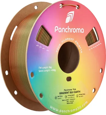 Productafbeelding van Polymaker Panchroma™ PLA Gradient Silk Earth 1.75 mm 1KG