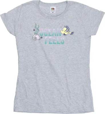 Produktbild von Disney - "The Little Mermaid" T-Shirt für Damen BI26375 (S) (Grau)