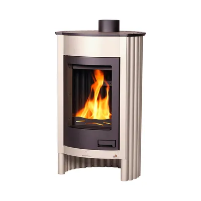 Image de HS FLAMINGO poêle MASTERFLAMME Medie I - crème