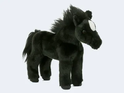 Produktbild von SEMO Plüsch Pferd schwarz 30cm