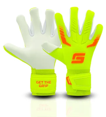 Produktbild von GRIPMODE Torwarthandschuhe Kinder Venom Junior 2.0 - Torhüter Handschuhe mit großer Fangfläche - Fußball Torwarthandschuhe mit 3 mm Griptec Latex für zusätzlichen Grip - Größe 4