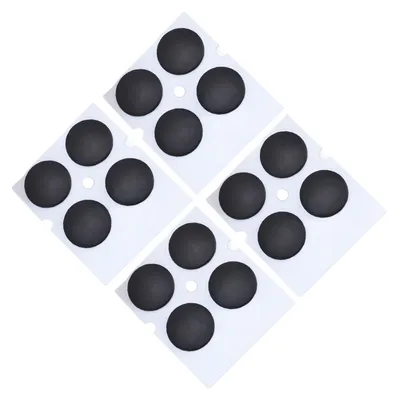 Image de Lot de 4 jeux de patins antidérapants en caoutchouc pour ordinateur portable (patins de remplacement avec outils de réparation) pour Pro 13 pouces, 15 pouces et Air 13 pouces