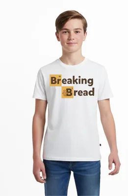 Produktbild von Spreadshirt Bernd Das Brot Breaking Bread Teenager Premium T-Shirt, 158/164 (12 Jahre), Weiß