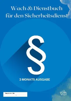 Produktbild von Wach & Dienstbuch für den Sicherheitsdienst