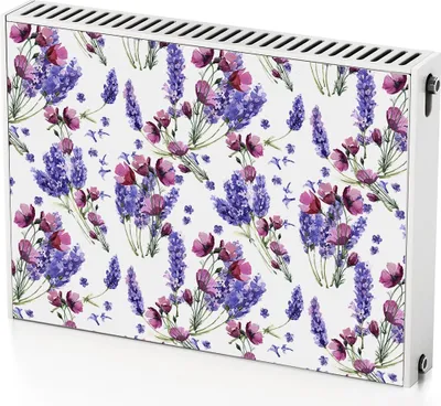 Produktbild von Blumenstrauß – Magnetische Heizkörperabdeckung – 80x60 cm – Magnet Heizkörperabdeckung – 3D Würfel – Heizkörperverkleidung – Magnetische Wandverkleidung – Wetterfest