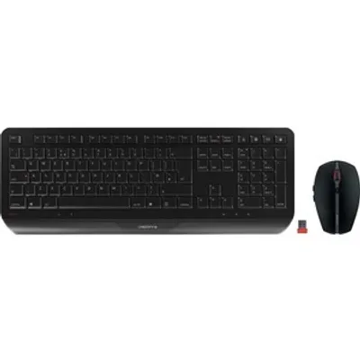 Produktbild von CHERRY GENTIX DESKTOP, Volle Größe (100%), Kabellos, RF Wireless, QWERTY, Schwarz, Maus enthalten