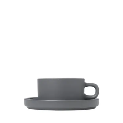 Produktbild von blomus GmbH PILAR Pewter Teetassen 0,2 l Set 2
