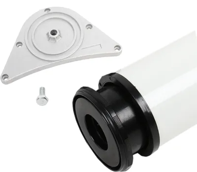 Produktbild von Tischbein Tischstütze ø 80mm Höhe 870 mm in Weiss Tischfuß Möbelfuss aus Metall