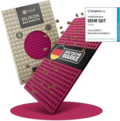 Immagine prodotto di Stampo in silicone per biscotti per cani color bordeaux, mini semisfera (1 cm), senza BPA