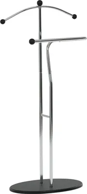 Obrázok produktu pre Autronic výška 110 cm masiv kaučukovník černé moření kov chrom (83213 CRBK)