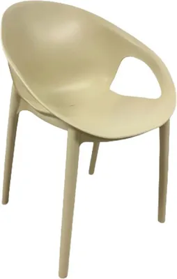 Image de Fauteuil de terrasse en POLYPROPYLENE Beige pour Exterieur