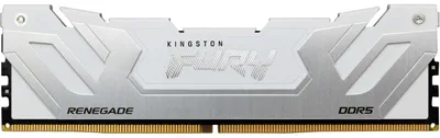 Obrázek produktu pro Kingston Technology FURY 24 GB 8400 MT/s DDR5 CL40 CUDIMM Renegade White XMP, 24 GB, 1 x 24 GB, DDR5, 288-pin DIMM