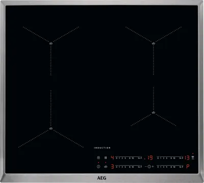 Image de AEG APPAREILS MÉNAGERS Plaque de cuisson vitrocéramique 60 cm Induction MaxiSense+ Hob²Hood edst IAE64411XB