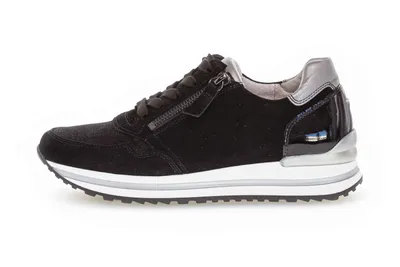 Zdjęcie produktu dla Gabor 06.528 buty damskie - niskie buty - trampki czarne rekreacyjne NOWOŚĆ