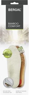 Produktbild von Bergal Uni Einlegesohle Bamboo Comfort weiß