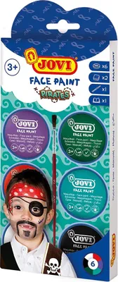 Immagine prodotto di JOVI colori per il viso 6x 8ml cuscini PIRATI