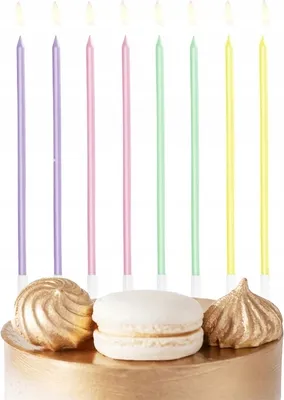 Immagine prodotto di Candele Di Compleanno Mix Di Colori Pastello Per La Decorazione Di Compleanno
