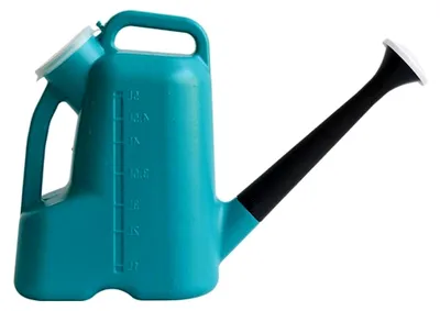 Image de Arrosoir pour plantes d'intérieur et de jardin, 5 litres, bleu