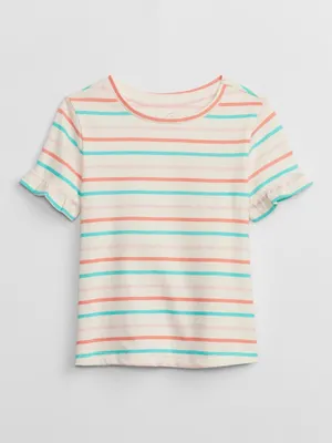 Produktbild von GAP Kinder-T-Shirt mit Rüschen, Größe 4 Jahre