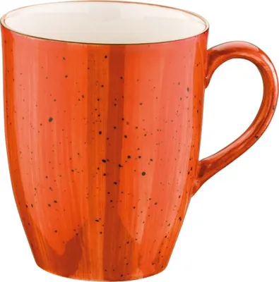 Produktbild von 6x Bonna Aura Terracotta Conic Tasse 33cl Orange Porzellan ATCMUG03KKN Kaffeetasse Teetasse Geschirr