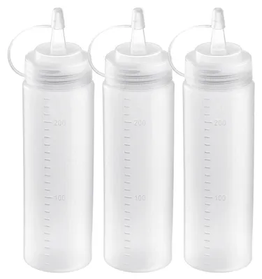 Zdjęcie produktu dla WESTMARK 3 Quetschflaschen, 240 ml 4 Stück Verkaufseinheit 111707 4004094238574