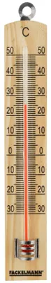 Produktbild von Fackelmann Thermometer TECNO 18 cm Holz