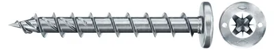 Zdjęcie produktu dla Fischer 670538, Śruba, Metal, Drewno, Ogólna użyteczność, Pełen gwint, Łeb kopułkowy