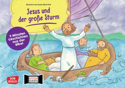 Produktbild von Jesus und der große Sturm. Kamishibai Bildkartenset.