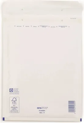 Produktbild von Luftpolstertaschen Nr. 6, 220x340 mm, weiß, 1 Stück