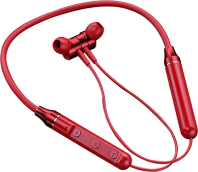 Obrázek produktu pro Sluchátka do uší Bluetooth s kabelem, sportovní sluchátka s potlačením šumu, hi-fi kvalita zvuku, sluchátka s mikrofonem a tlačítkem pro ovládání, pro sportovní kanceláře
