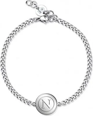 Image de Bracelets   Avec pendentifs fixes Squadre di calcio Argent   Collection Napoli - homme