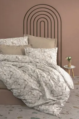 Produktbild von L'Essentiel Linge de Maison, Moil - Beige, Bettwäsche-Set, Beige, 100 % BAUMWOLLE RANFORCE, 240 x 220 cm