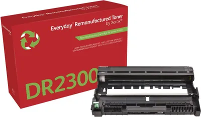 Produktbild von Xerox Everyday™ Mono Wiederaufbereitete Trommel von , kompatibel mit Brother DR2300, Standardkapazität, 12000 Seiten, Schwarz, 1 Stück(e)